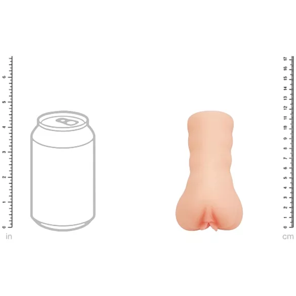 XKIN Greaser Girl Misty - levensechte kunstvagina‑masturbator (natuurkleur)