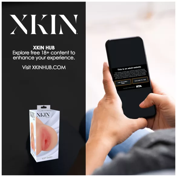 XKIN - levensechte kunstvagina masturbator - M (naturel)