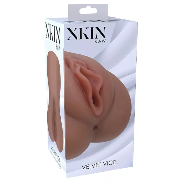 XKIN - levensechte kunstvagina - L (donker naturel)