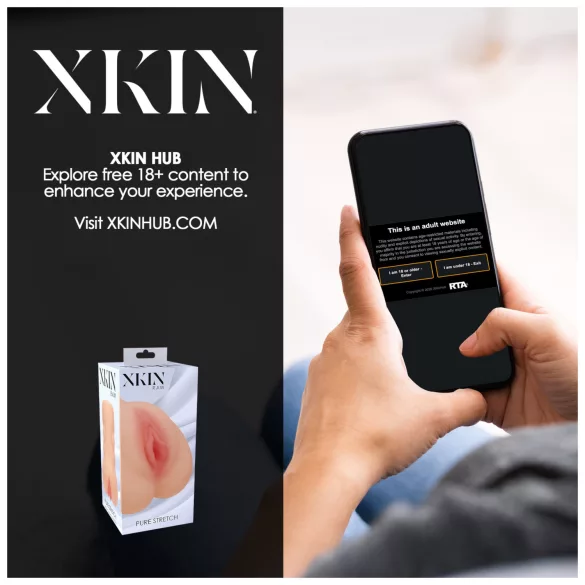 XKIN - realistische kunstvagina‑masturbator - L (natuurlijk)