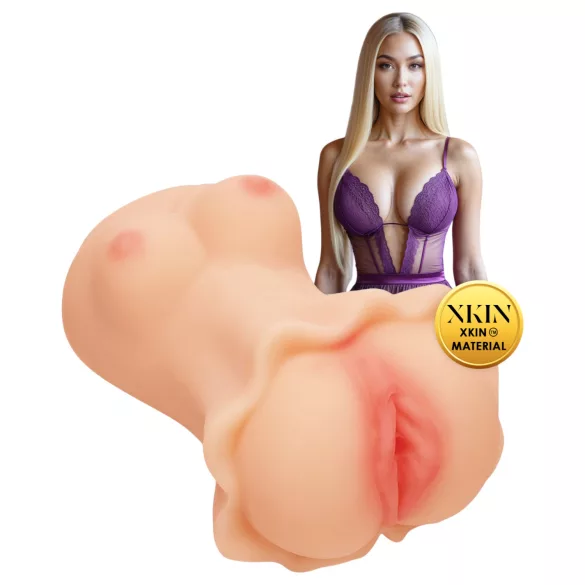 XKIN Enchantment Elise - levensechte kunstvagina‑masturbator (naturel)