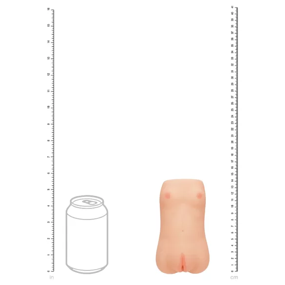 XKIN - levensechte kunstvagina-masturbator - L (natuurkleur)
