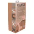 RealRock - realistische vibrator met dubbele dichtheid (huidskleur) - 15 cm