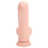 RealRock - realistische vibrator met dubbele dichtheid (huidskleur) - 15 cm