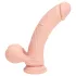 RealRock - realistische vibrator met dubbele dichtheid (huidskleur) - 15 cm