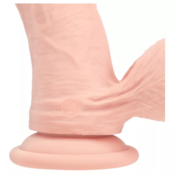 RealRock - realistische vibrator met dubbele dichtheid (huidskleur) - 15 cm