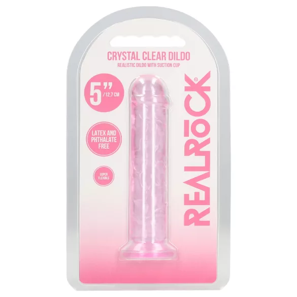 RealRock - realistische dildo met zuignap (roze) - 12,7 cm
