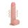 REALROCK - zuignap vibrator - natuur (18cm)
