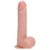 RealRock - draaiende vibrator - realistische huidkleur - 20,5 cm
