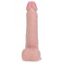 REALROCK - roterende vibrator - natuurgetrouw (20,5 cm)