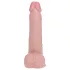 RealRock - draaiende vibrator - realistische huidkleur - 20,5 cm