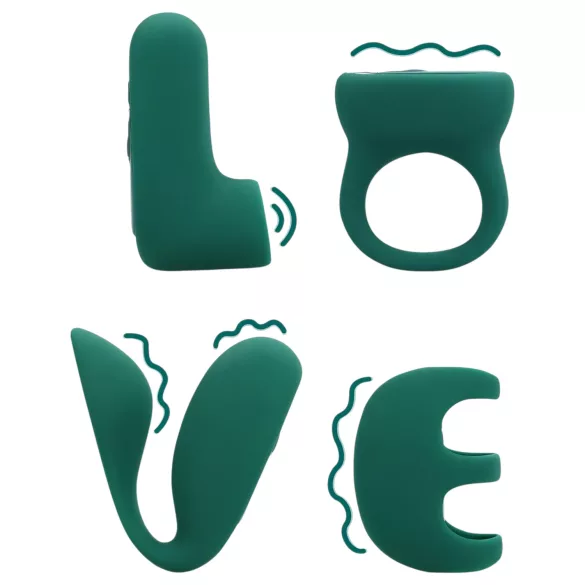 Loveline (S)explore - seksspeeltjes set voor koppels - groen