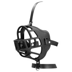 Ouch! - Mondkap met ingebouwde mondknevel (zwart)