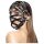 Ouch! - kunstleren kooi masker (zwart)