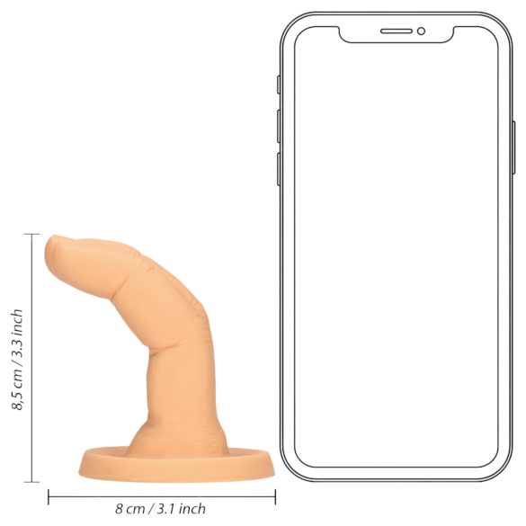 S-Line - dubbele vinger dildo - naturel