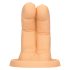 S-Line - dubbele vinger dildo - naturel