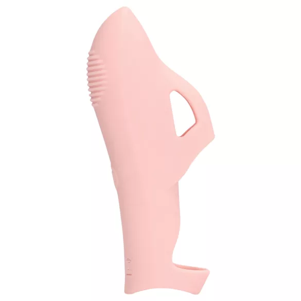 Loveline - vinger vibrator met ribbels - siliconen - roze