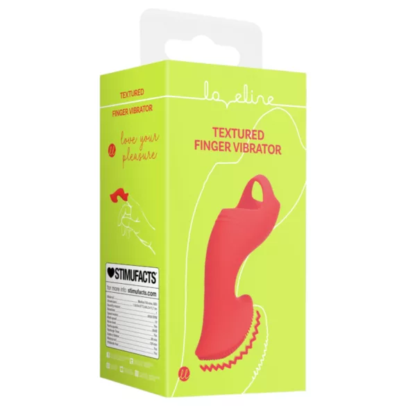 Loveline - vinger vibrator - stimulatie - rood