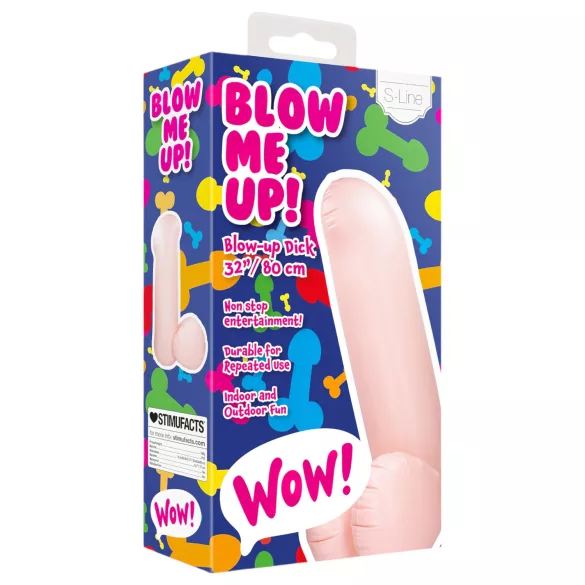S-Line - Blow Me Up - opblaasbare piemelballon (80 cm)