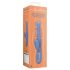 Loveline - verwarmende stoot vibrator - siliconen - blauw