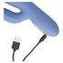 Loveline - verwarmende stootvibrator (blauw)