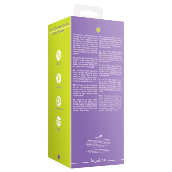 Loveline - oplaadbare rotatie vibrator - siliconen - roze