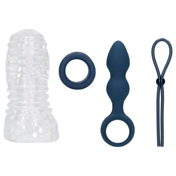 Loveline (S)explore - seksspeeltjes set voor mannen - blauw
