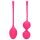 Loveline - verzwaarde Kegelbal set - 2-delig (roze)