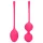 Loveline - kegel ballen set - verzwaard - 2-delig - roze