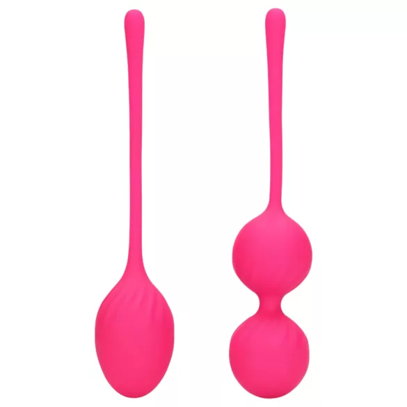 Loveline - kegel ballen set - verzwaard - 2-delig - roze