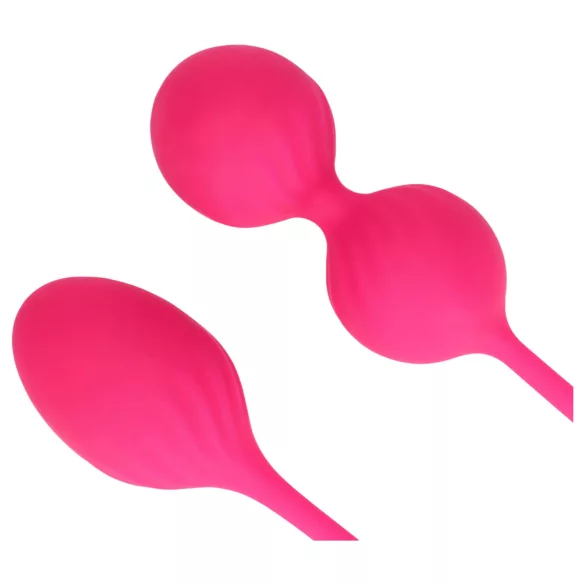 Loveline - kegel ballen set - verzwaard - 2-delig - roze