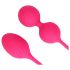 Loveline - verzwaarde Kegelbal set - 2-delig (roze)