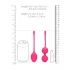 Loveline - kegel ballen set - verzwaard - 2-delig - roze