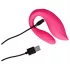 Loveline - oplaadbare koppel vibrator - afstandsbediening - silicone - roze