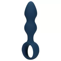 Loveline - anaalplug met ringgreep - klein - blauw
