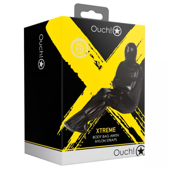 Ouch! Xtreme Body Bag - treurend (zwart)