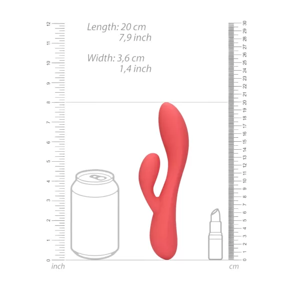 Loveline - rabbit vibrator - oplaadbaar en waterdicht - roze