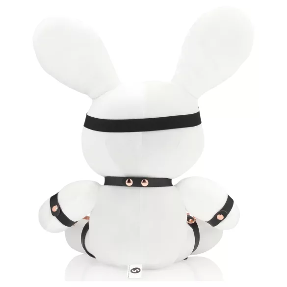 Bondage Rabbit - BDSM masker - konijnenoren - wit