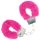 Ouch! - pluchen handboeien (roze)