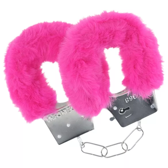 Ouch! - pluche handboeien - roze