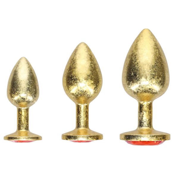 Ouch! - buttplug set - goudkleurig