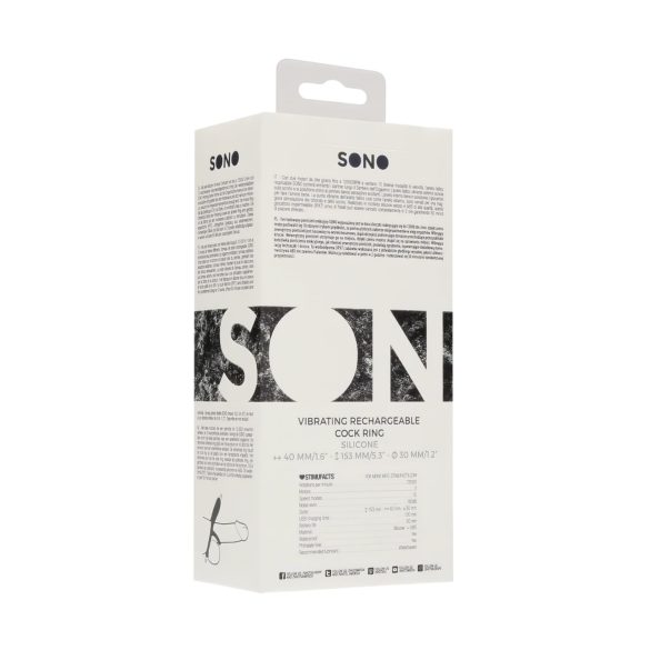 No.88 - vibrerende penisring - zwart