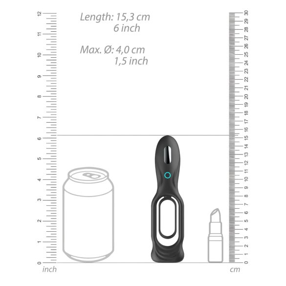 No.88 - vibrerende penisring - zwart