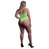 Ouch! - body met bandjes - fosforescerend - neon groen