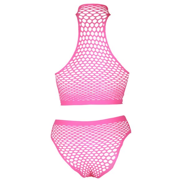 Ouch! - lichtgevende lingerie set (roze)