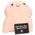 Knuffelbare XXL pluchen penis - 30 cm (naturel)
