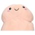 Knuffelbare XXL pluchen penis - 30 cm (naturel)