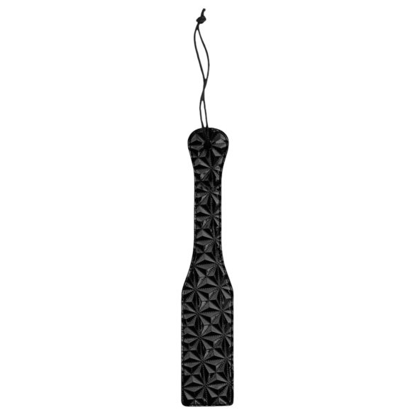 Ouch - Luxe paddle met diamanten patroon (zwart)