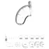 ManCage - Model 13 peniskooi (transparant) - 6,5 cm