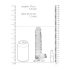 REALROCK - levensechte transparante dildo - helder (17 cm)
